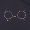 Heart-shape Lock Suction Couple Combination Bracelet