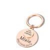 Anti-lost Engraved Pet Tag Collar Tag Pendant Keychain