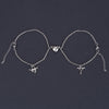 Heart-shape Lock Suction Couple Combination Bracelet